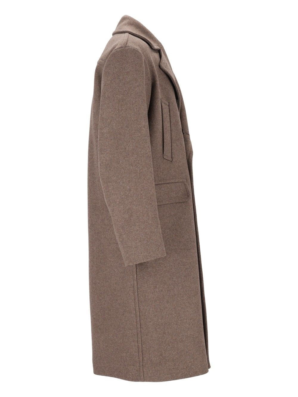 Dries Van Noten Dries Van Noten Men Oversized Double-Breasted Wool Coat