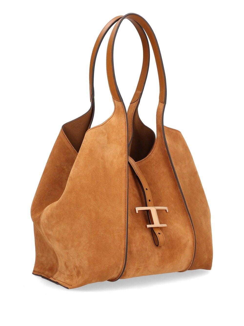 Tod's Tod's Women Small "T Timeless" Suede Bag