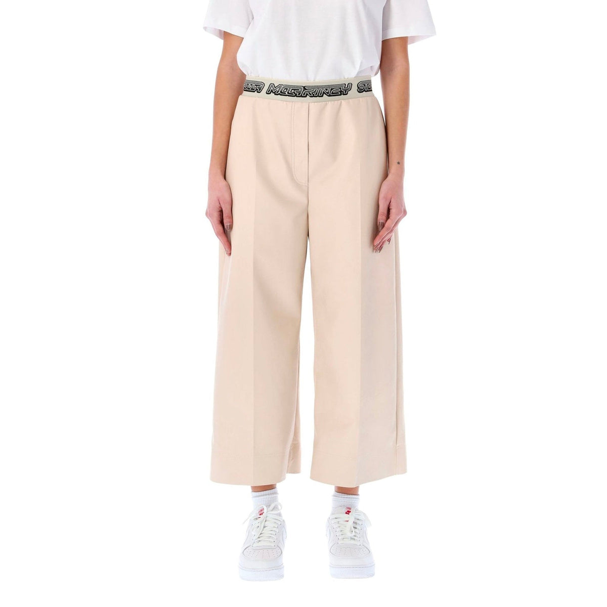 Stella McCartney Stella Mccartney Cropped Logo Pants Women