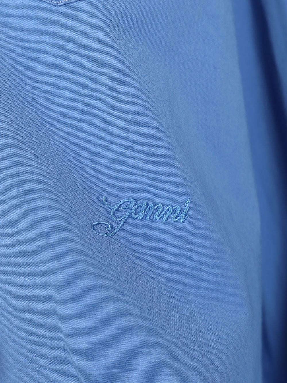 Ganni Women Cotton Shirt With Lace Details