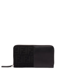 Fendi Men Zip Around Squared Ff
