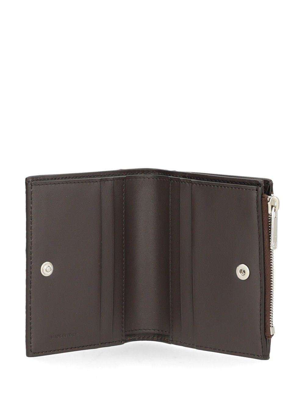 Celine Celine Men Compact Wallet In Grained Calfskin