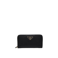 Prada Leather Logo Wallet Women