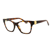 Versace Eyeglasses Geometric Full Rim, Havana Frame and Clear Demo Lenses Lens VE3341U108