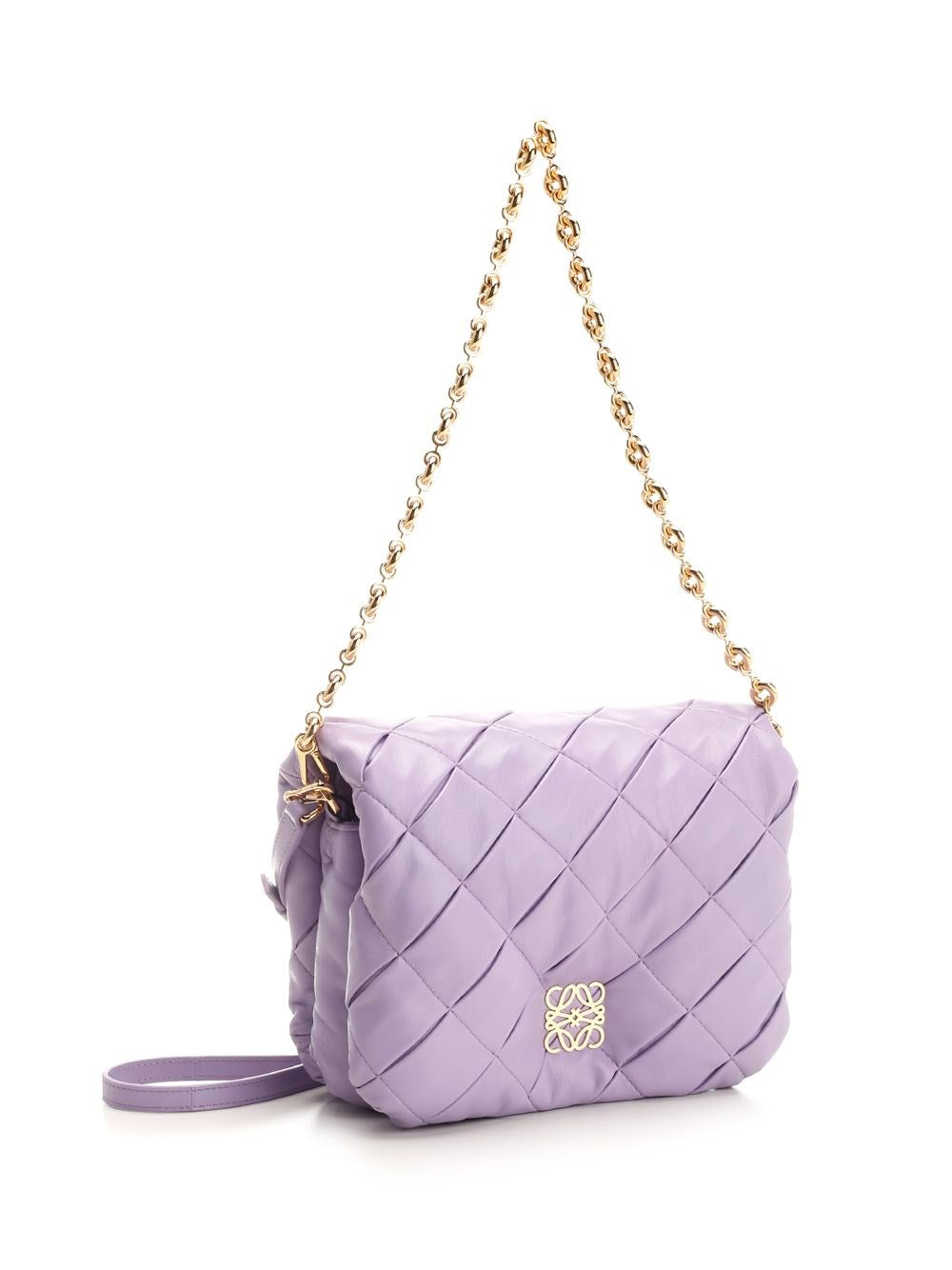 Loewe Women Mauve "Goya" Shoulder Bag