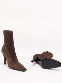 Saint Laurent Women Jill Booties In Suede