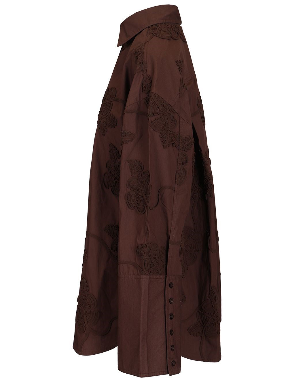 Rotate Women Flower Oversized Shirt