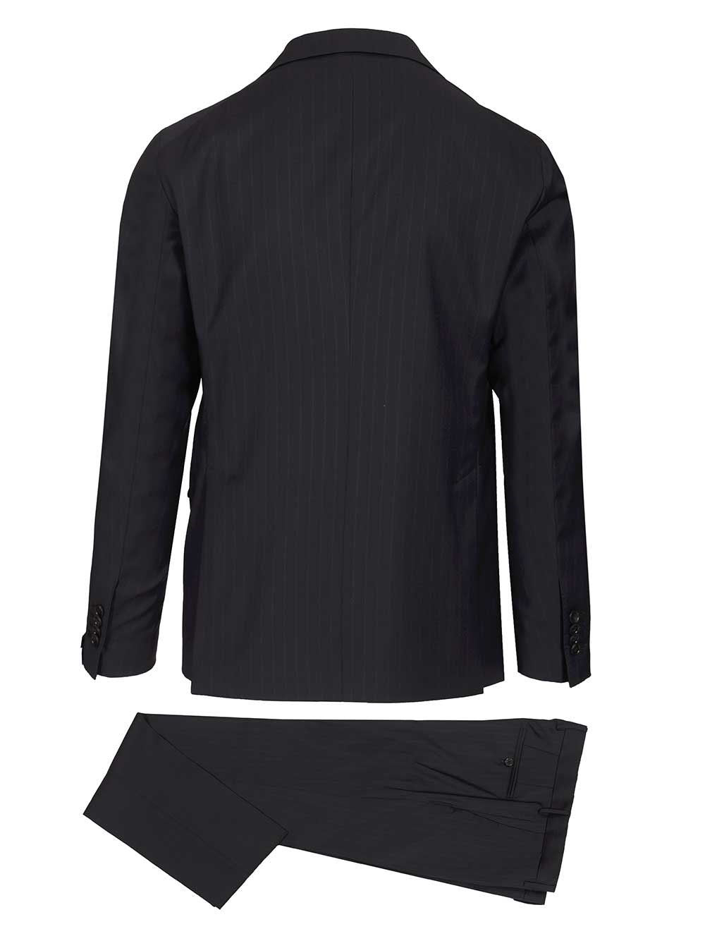 Tagliatore Men Montecarlo Pinstriped Suit