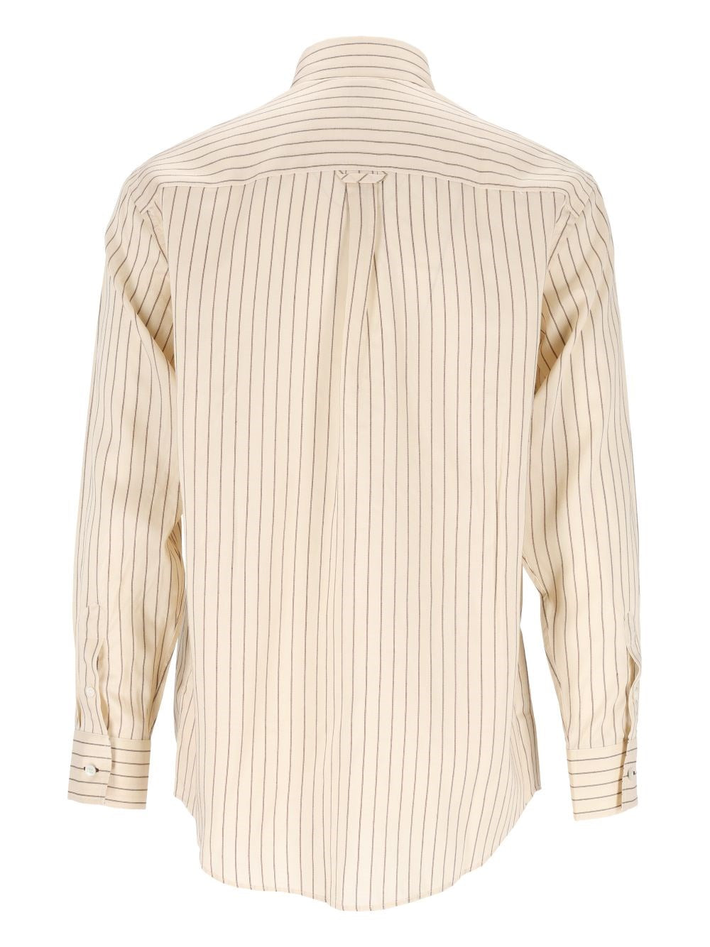 Paul Smith Paul Smith Men Striped Lyocell And Silk Shirt