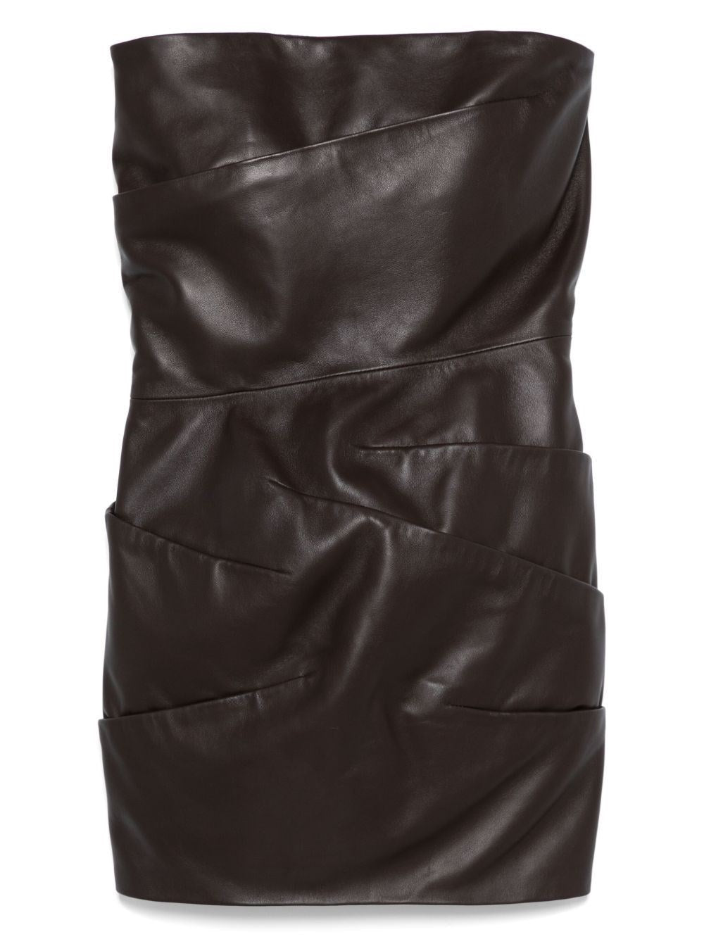 The Attico Women Leather Mini Dress
