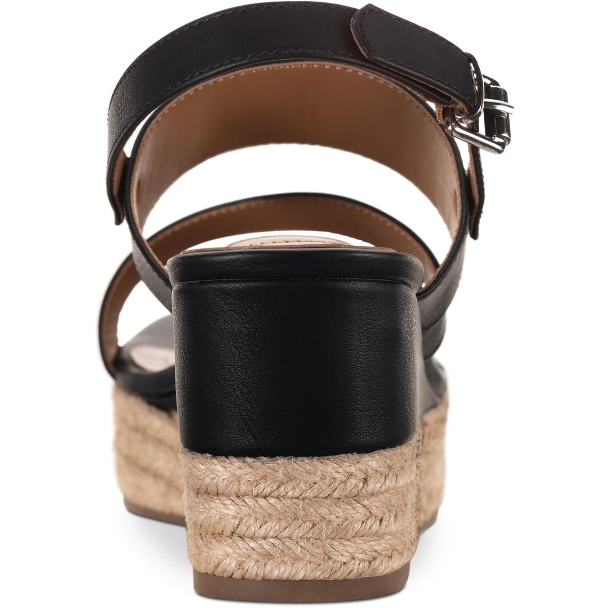 Bettyy Womens Toe Loop Espadrille Wedge Sandals