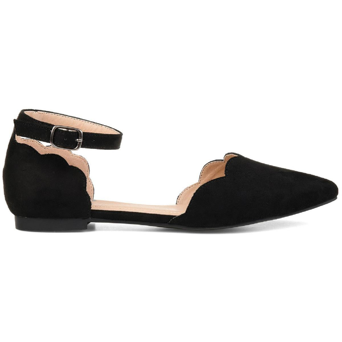 Lana Womens Faux Suede D'Orsay Ankle Strap