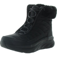 Womens Faux Fur Lined Faux Fur Shearling Boots 8 Medium Black