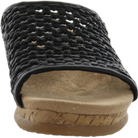 FLOSSEY Womens Cork Wedge Sandals