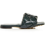 Bottega Veneta Womens Slip On Flat Slide Sandals