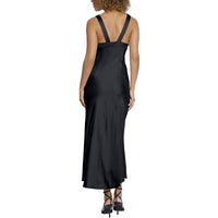 Womens Maxi Scoop Neck Sheath Dress
