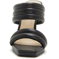 Eluinsa Womens Leather Slip On Heels