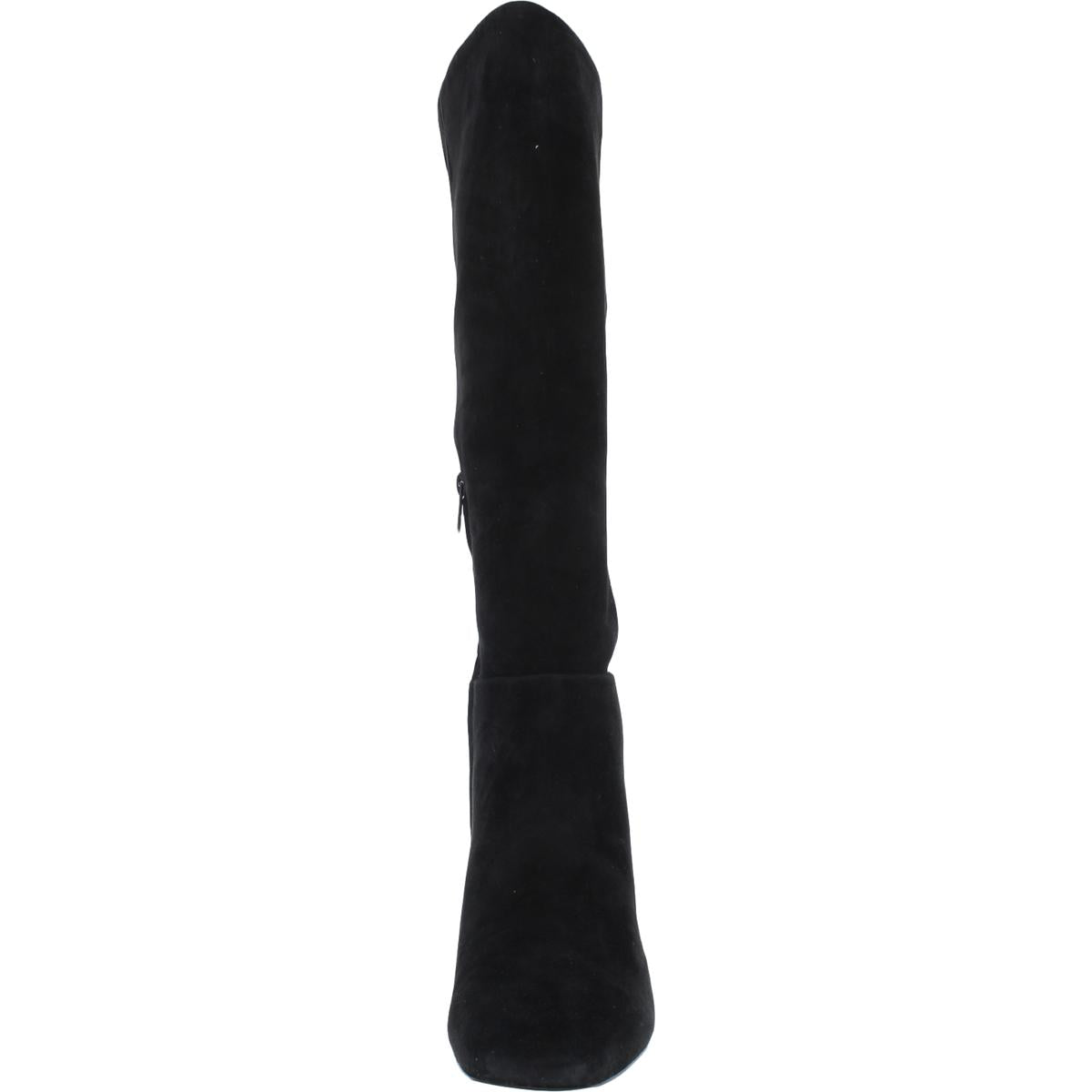 Leigh Womens Zipper Square Toe Knee-High Boots