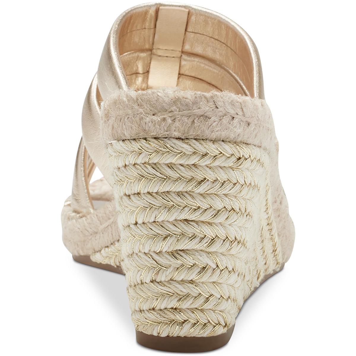 Molisana Womens Leather Slip On Espadrilles