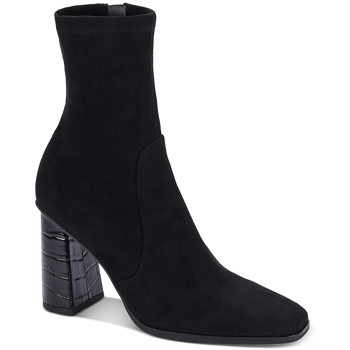 Petya Womens Padded Insole Suede Mid-Calf Boots