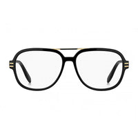 Marc Jacobs Eyeglasses Square Full Rim, Black Frame and Clear Demo Lenses Lens MARC638080700