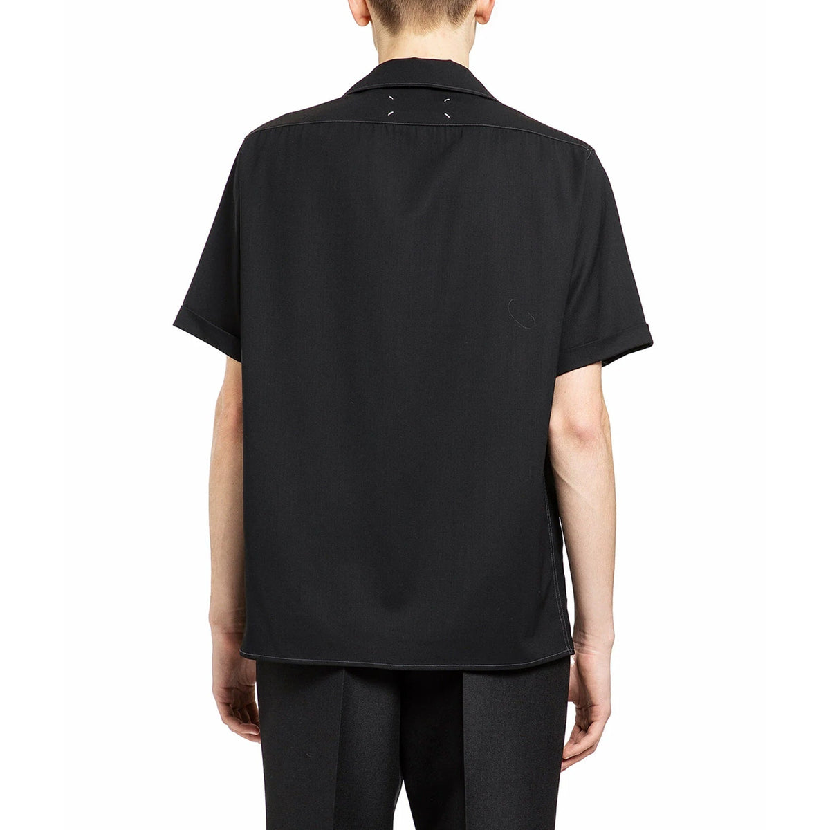 Maison Margiela Maison Margiela Short-Sleeve Wool Shirt Men