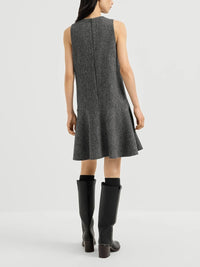 Brunello cucinelli Brunello Cucinelli Women Virgin Wool Donegal Mini Dress