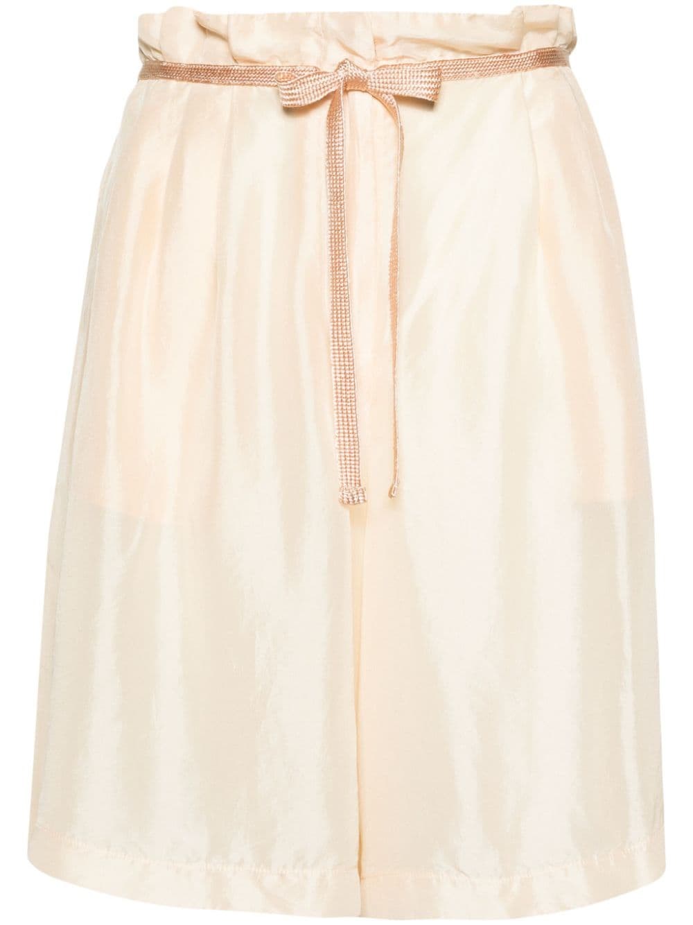 Forte_forte Forte_Forte Women Bermuda Shorts In Habotai Silk
