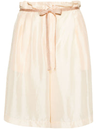 Forte_forte Forte_Forte Women Bermuda Shorts In Habotai Silk
