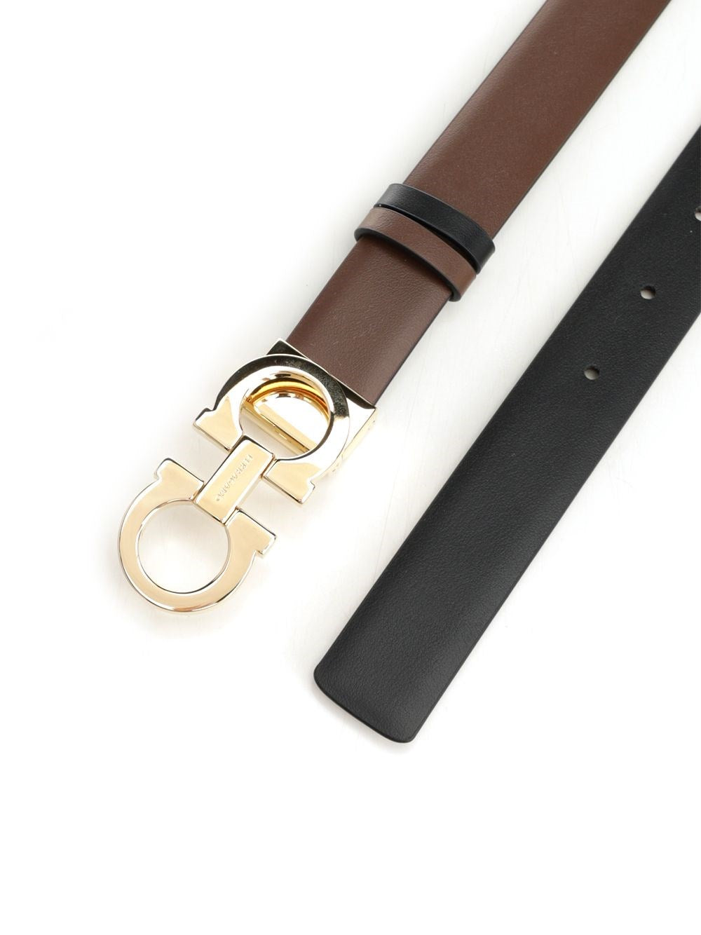 Ferragamo Ferragamo Women Reversible And Adjustable "Gancini" Belt