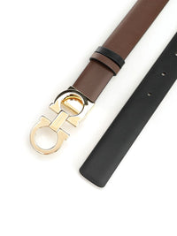 Ferragamo Ferragamo Women Reversible And Adjustable "Gancini" Belt