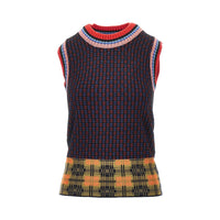 Dries Van Noten Women Jacquard Wool-Blend Vest
