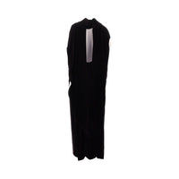 Alberta Ferretti Women Long Velvet Dress With Cape Detail