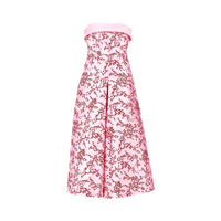 Alberta Ferretti Women Floral Mikado Midi Dress
