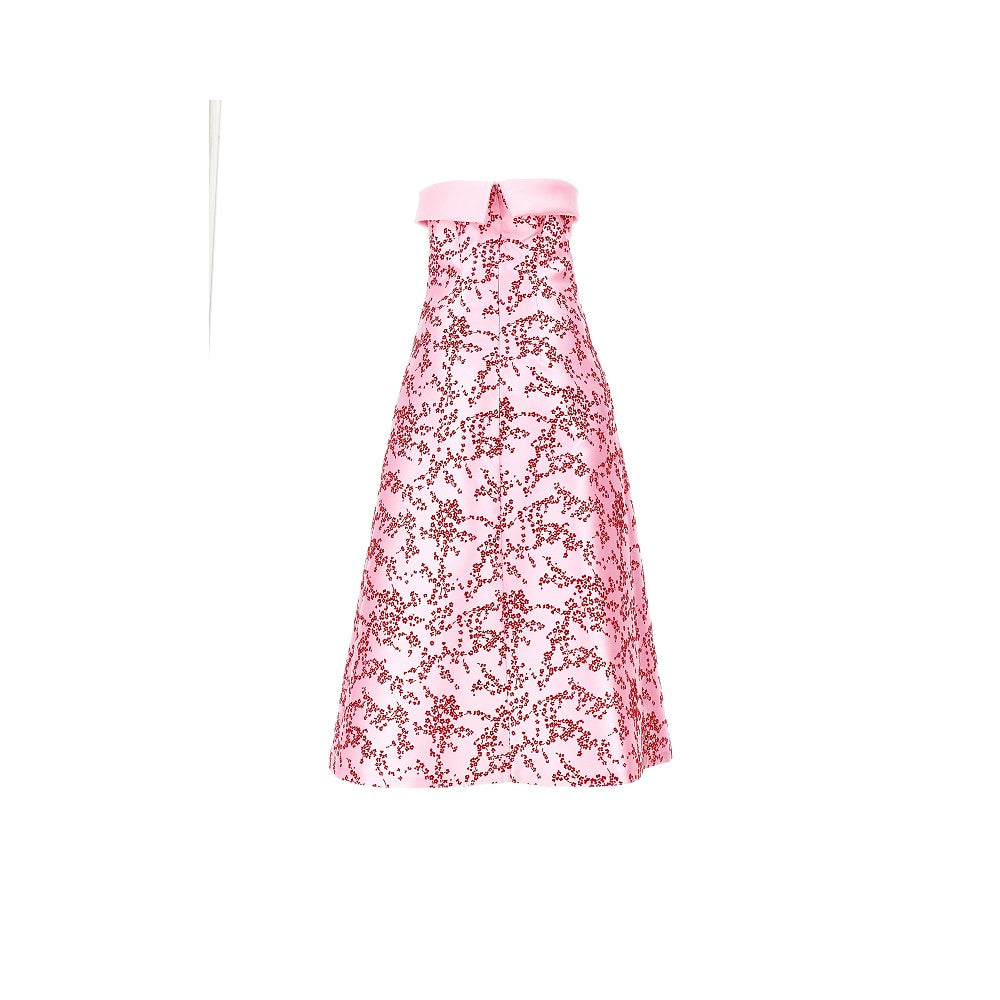 Alberta Ferretti Women Floral Mikado Midi Dress
