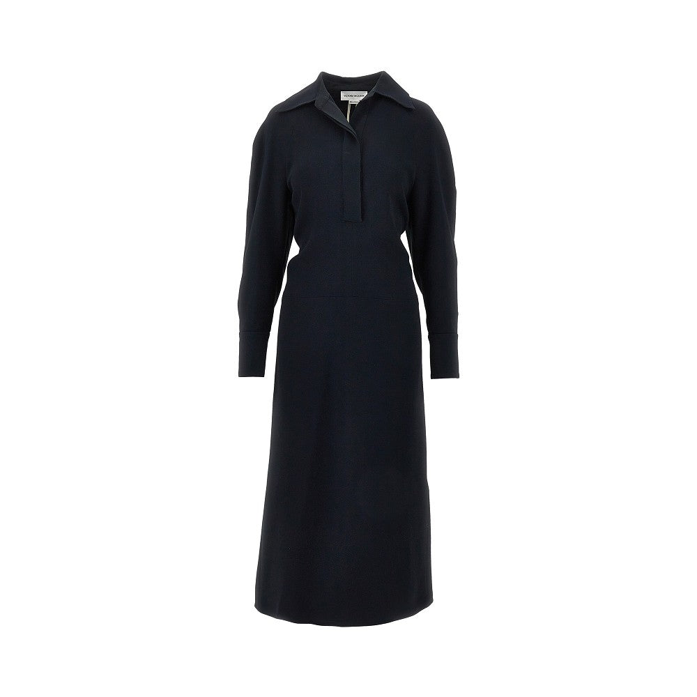 VICTORIA BECKHAM Victoria Beckham Women Cady Midi Shirt Dress