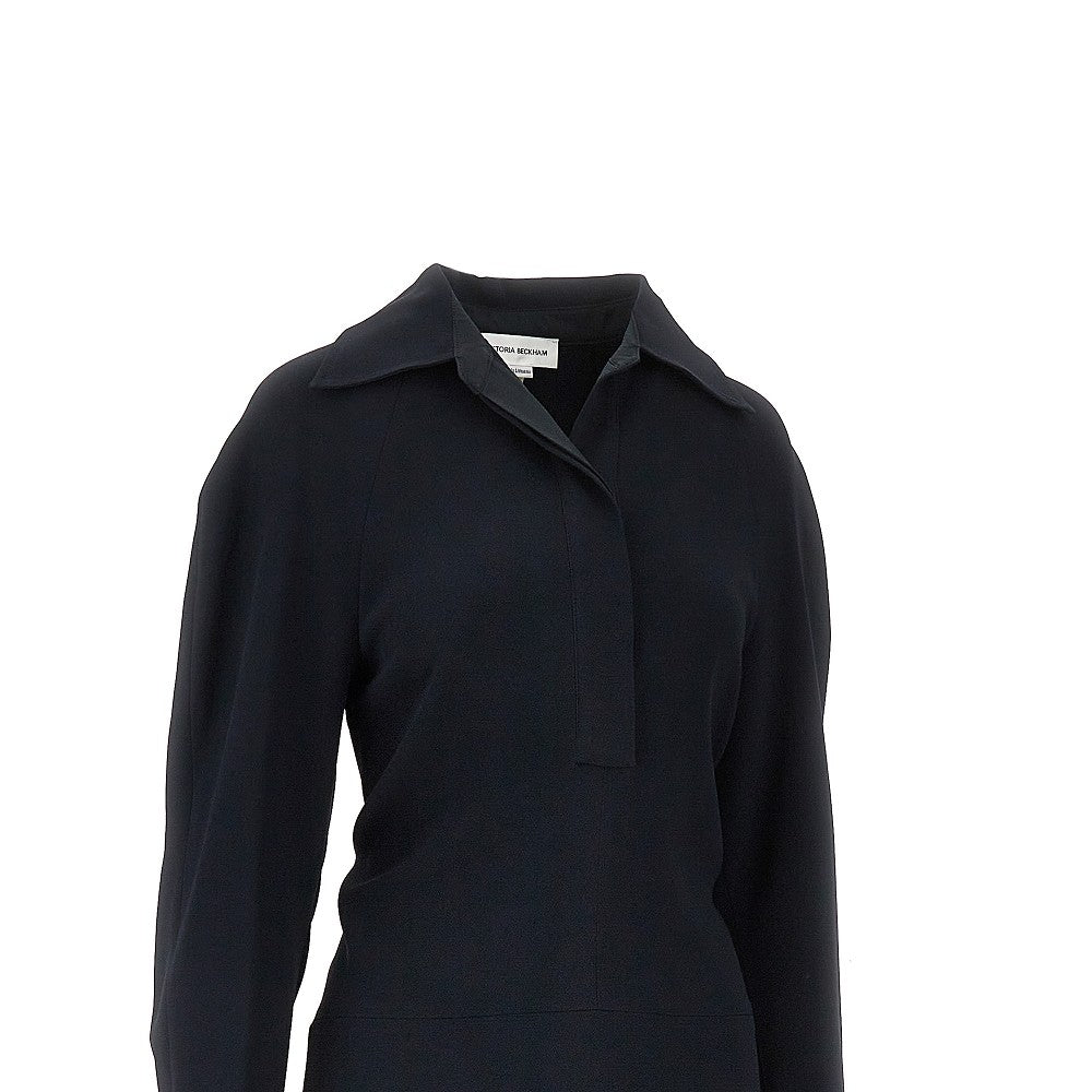 VICTORIA BECKHAM Victoria Beckham Women Cady Midi Shirt Dress
