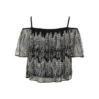 Rabanne Women Embroidered Off-The-Shoulder Top