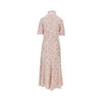 Rabanne Women Floral Sequins Embroidery Midi Dress