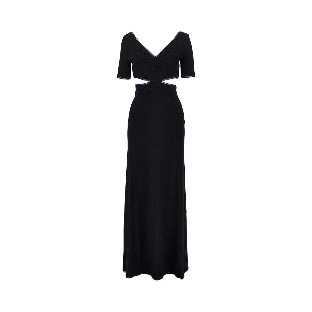 RABANNE Rabanne Women Floral Embroidery Lingerie Long Dress