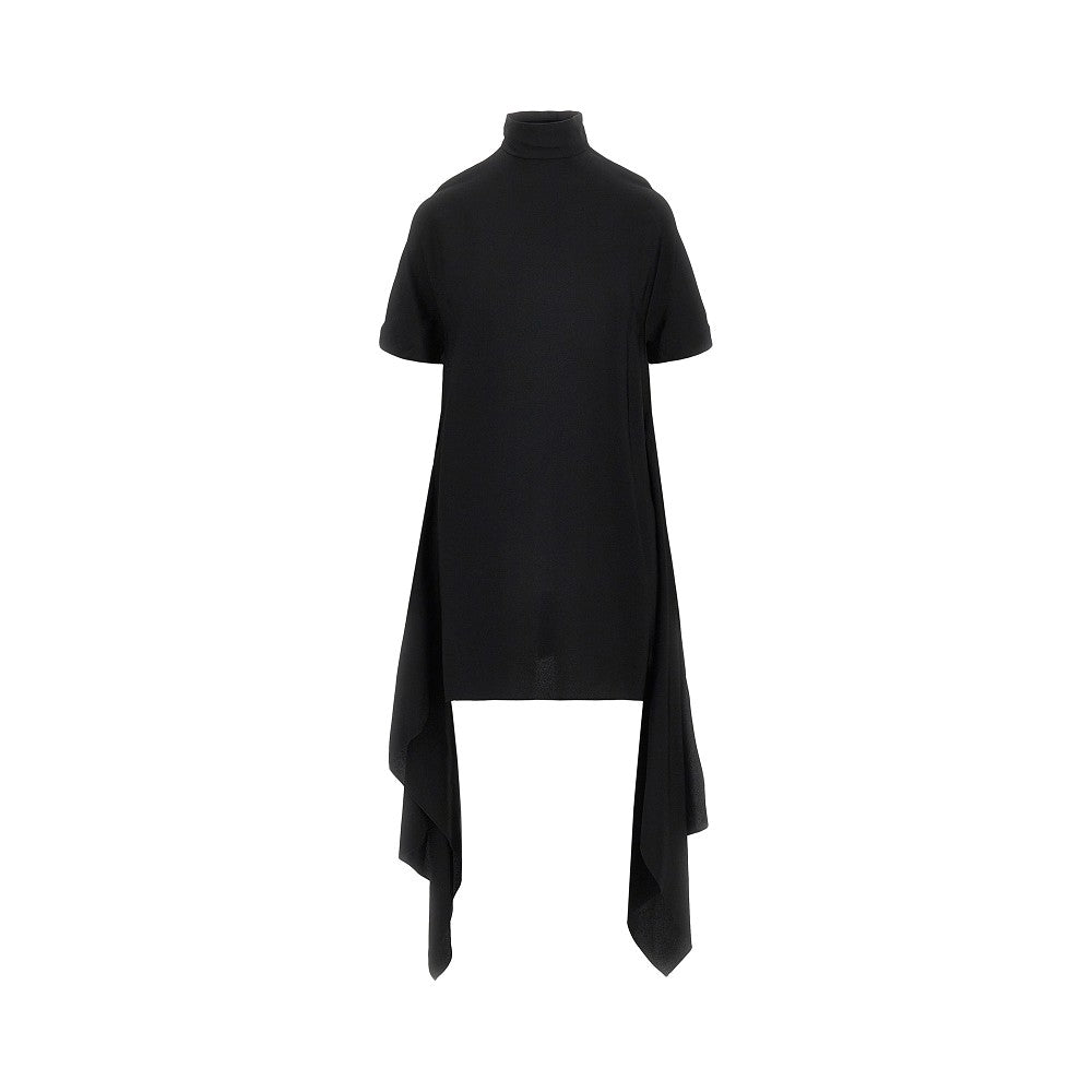 Alaia Women Viscose Asymmetrical Mini Dress