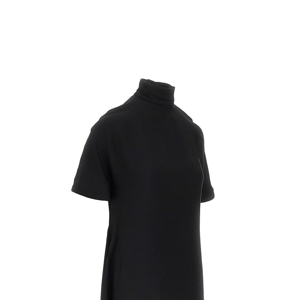 Alaia Women Viscose Asymmetrical Mini Dress