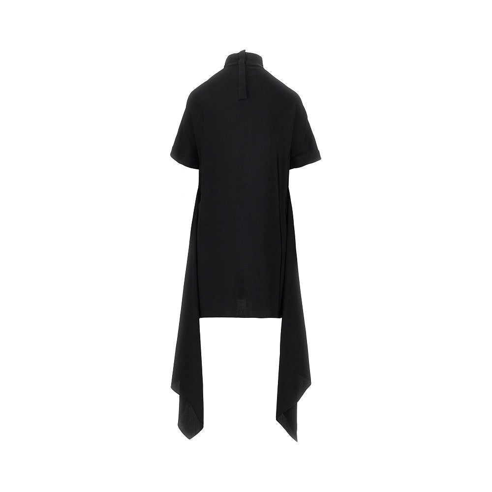 Alaia Women Viscose Asymmetrical Mini Dress