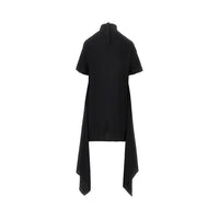 Alaia Women Viscose Asymmetrical Mini Dress