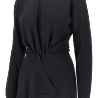 Lemaire Women Buttoned Panels Knitted Midi Dress