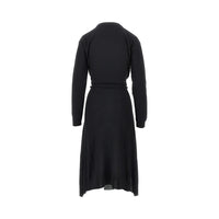 Lemaire Women Buttoned Panels Knitted Midi Dress