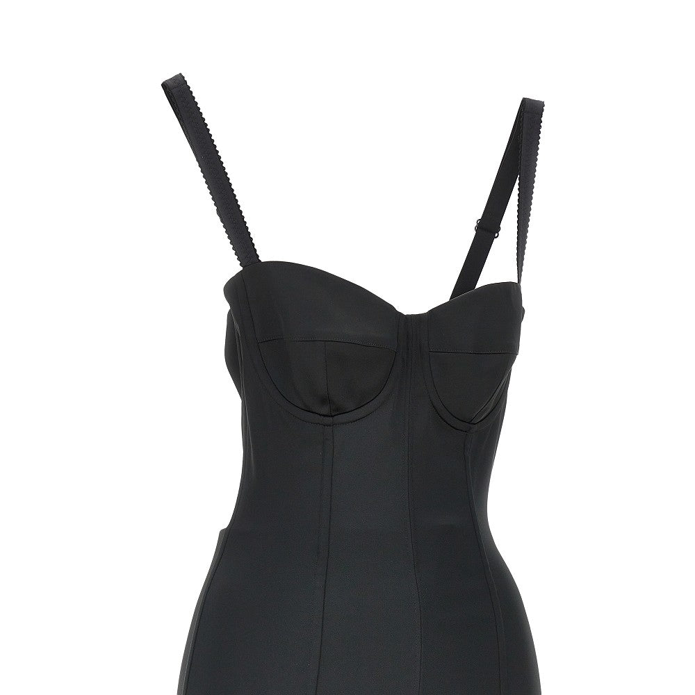 Dolce&Gabbana Women Stretch Satin Midi Dress