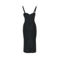 Dolce&Gabbana Women Stretch Satin Midi Dress