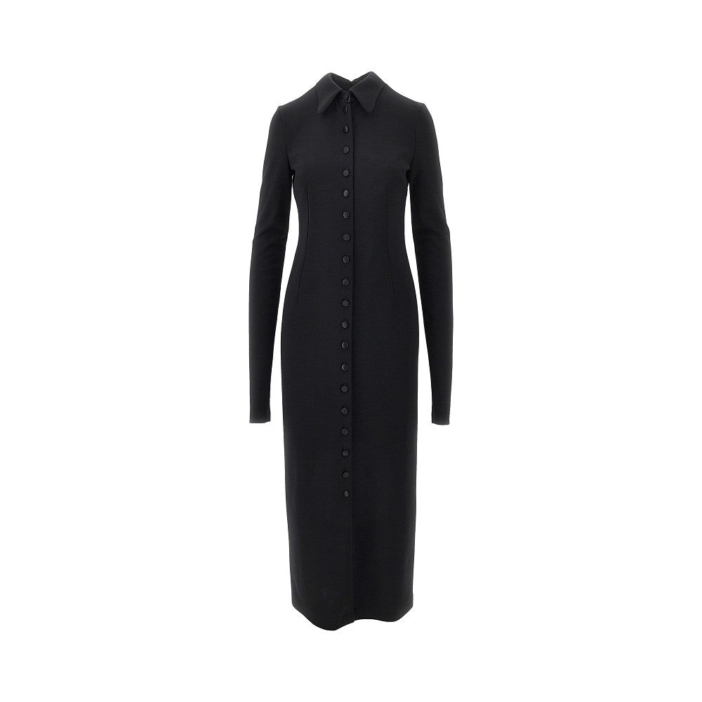 Dolce&Gabbana Women Wool-Blend Jersey Midi Dress