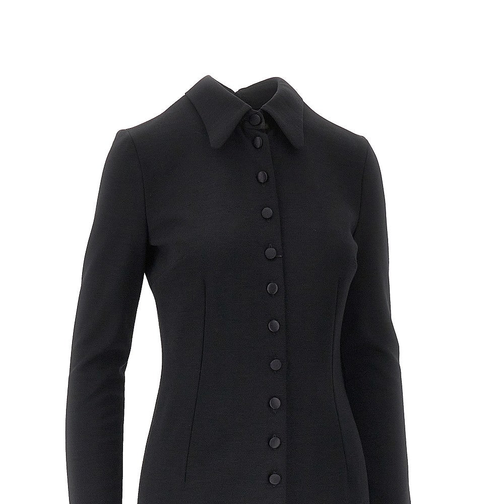 Dolce&Gabbana Women Wool-Blend Jersey Midi Dress